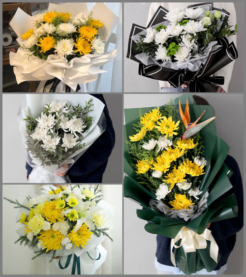 山东济宁嘉祥县纸坊镇土山集西村白事花束代送